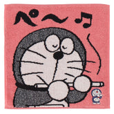 DORAEMON 吹著秘密道具“Kobeabe”毛巾手帕 粉色